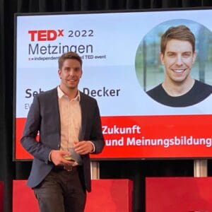 Sebastian Decker Speaker Select TEDx 2022